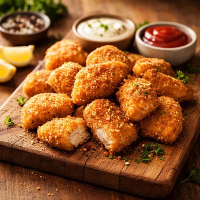 Nuggets de frango assado