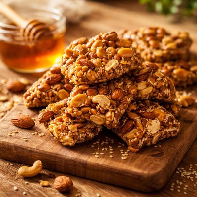 Nut and honey cluster