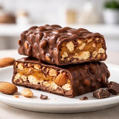 Nut chocolate bar