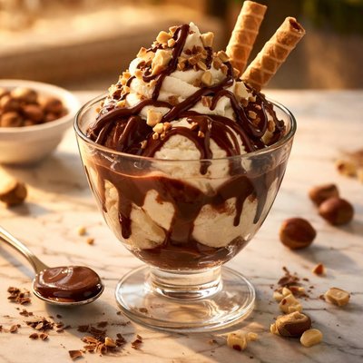 Nutella Sundae
榛果巧克力冰淇淋圣代