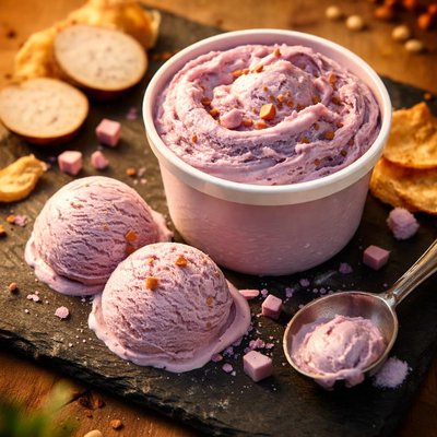 Helado de Taro Nutrisa