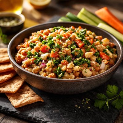 Nutritarian tuscan bean dip