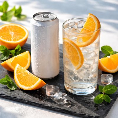 Nutrl hard seltzer orange