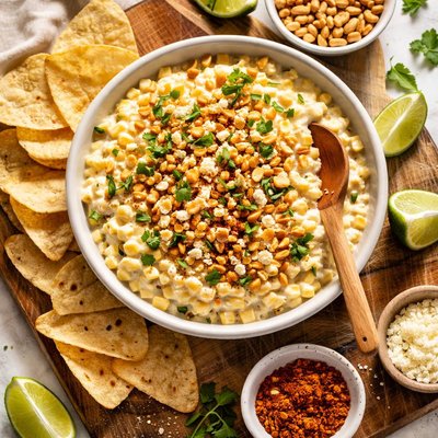 Nuts about elote dip