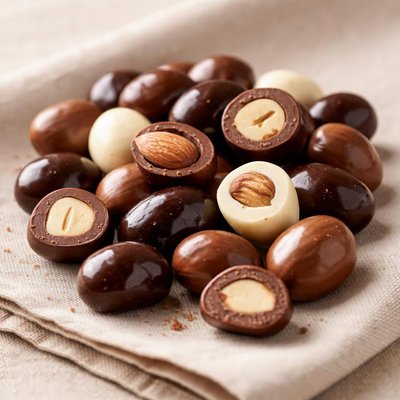 Nuts in chocolate