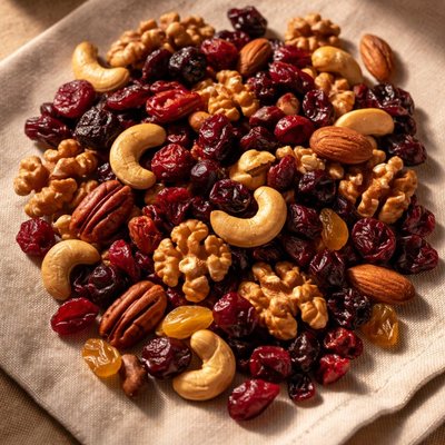 Nuts in dried berry mix