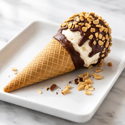 Nutty buddy ice cream cone