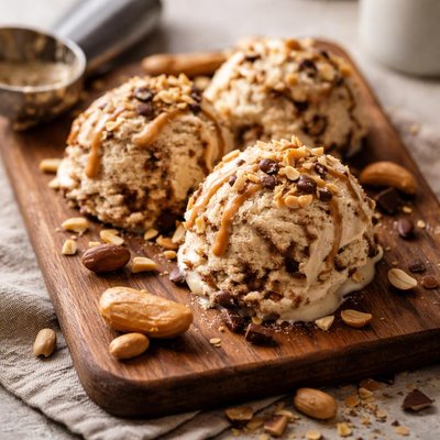 Nutty butty ice cream