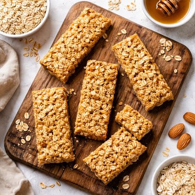 Oat and honey granola bar