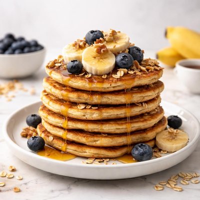 Oat banana pancake
