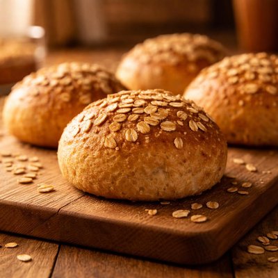 Oat bread roll