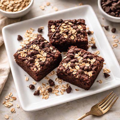 Oat brownie