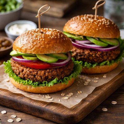 Oat burgers