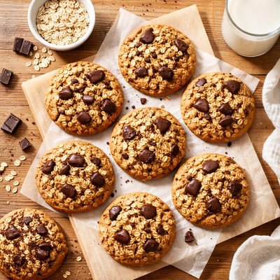 Oat chocolate cookie