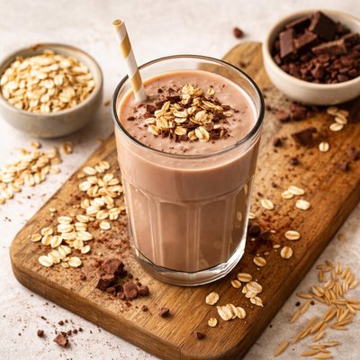 Oat chocolate drink