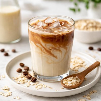 Oat milk coffee