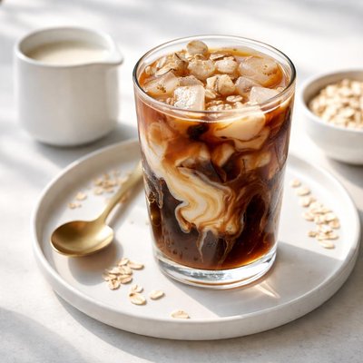 Oat milk cold brew