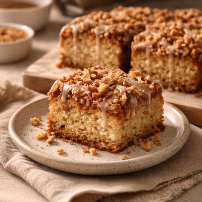Oat milk creamer coffee cake