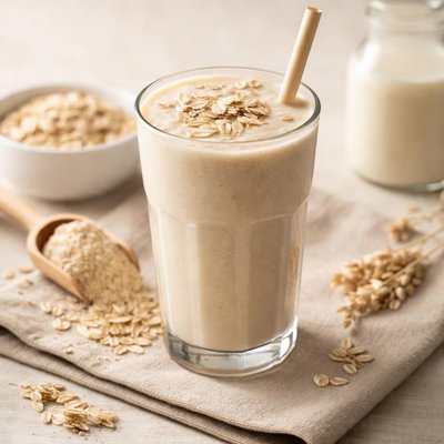 Oat milk protein shake