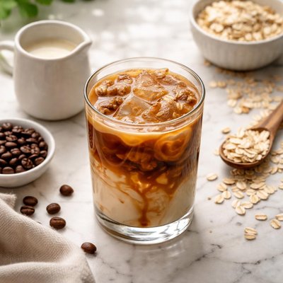 Oat milk shaken espresso