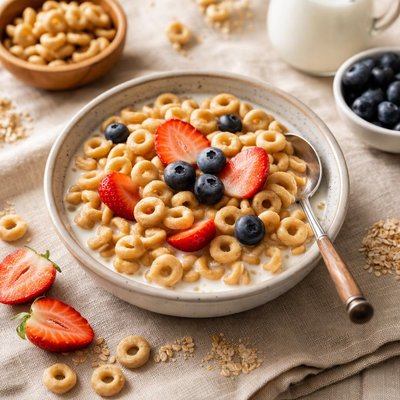 Oat rings cereal
