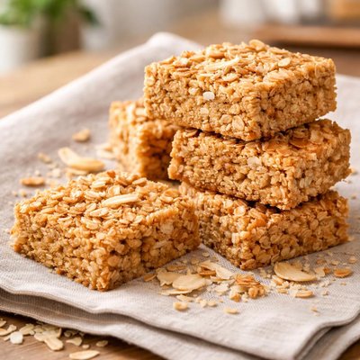 Oat slice bite golden oat and coconut