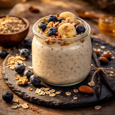 燕麦香草开菲尔酸奶