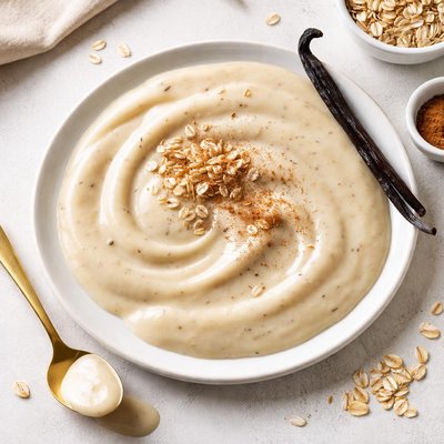 Oat vanilla sauce