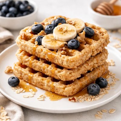Oat waffle