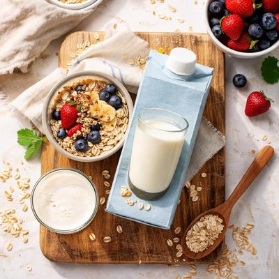 燕麦牛奶