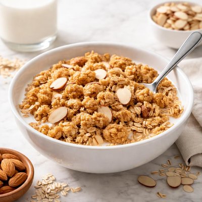 Oatmeal crisp almond cereal