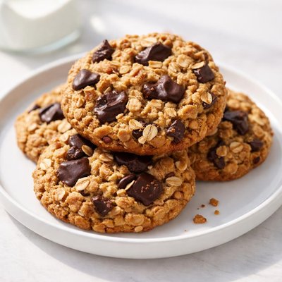 Oatmeal dark chocolate chip cookie