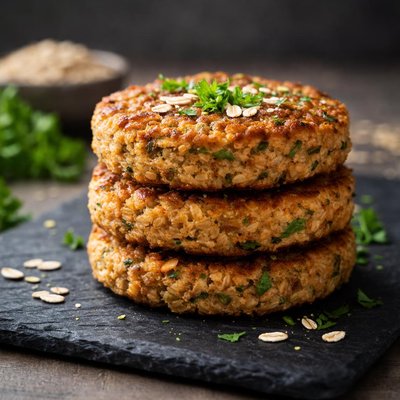 Oatmeal patty