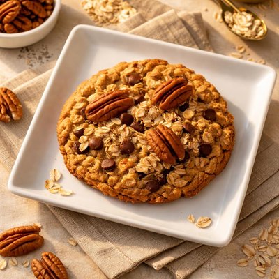 Oatmeal pecan cookie