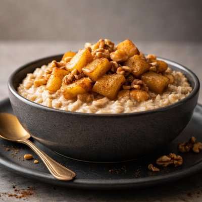 Oatmeal with apples