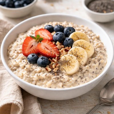 Oatmeal with chia seeds