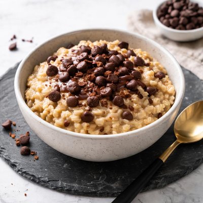 Oatmeal with chocolate chips