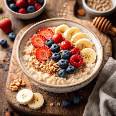 Oatmeal with fruits