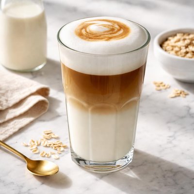 Oatmilk latte macchiato