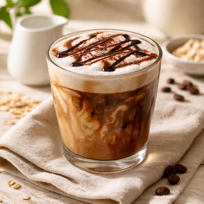 Oatmilk mocha latte