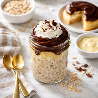 Oats overnight boston cream