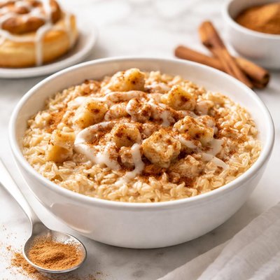 Oats overnight cinnamon roll flavor