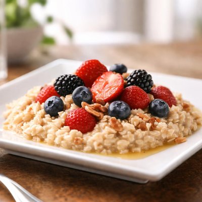 Oats with berries