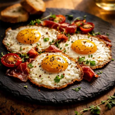 Huevos estrellados