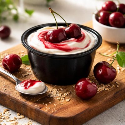 Oikos cherry yogurt