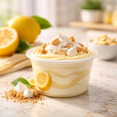 Yaourt grec à la meringue au citron oikos
