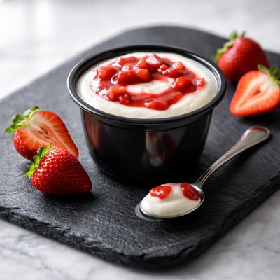 Oikos strawberry yogurt