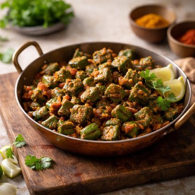 Okra masala