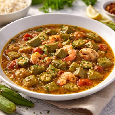 Okra soup
