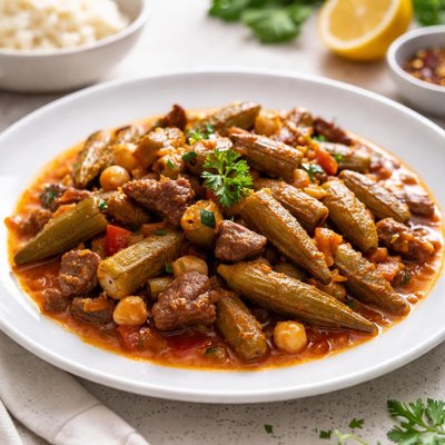 Okra stew